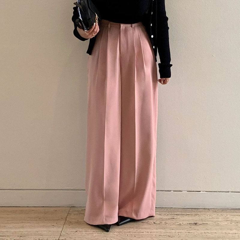 [BELLIDE MADE] Premium, Daily Pintuck Slacks Pants