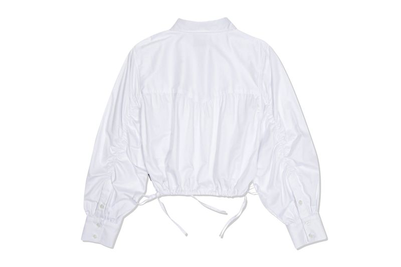 SHIRRING BALLOON SHIRT