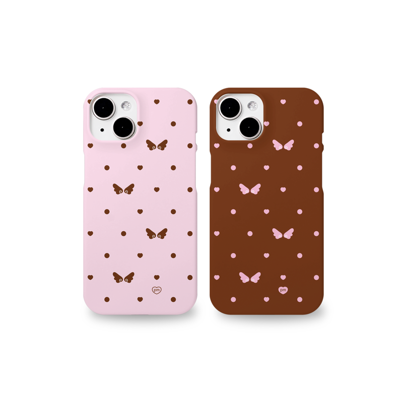 puremanito（ピュアマニト）の「ハートドットウィングスマホケース（Smartphone Accessories）」