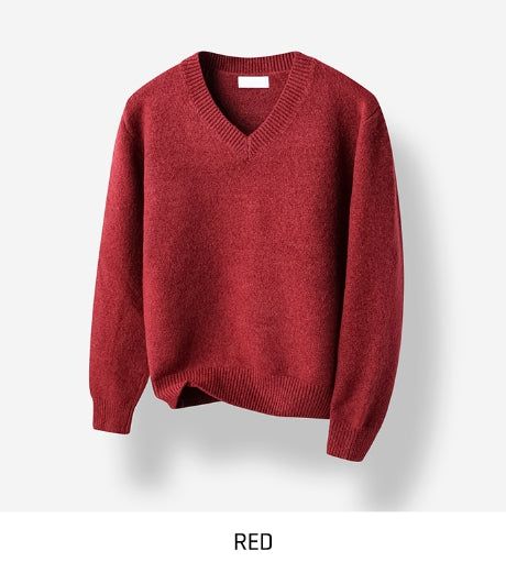 Lido Wool V-neck Crop Knit