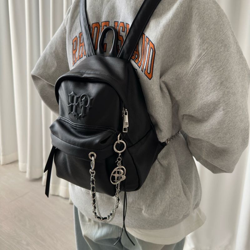 blackpurple（ブラックパープル）の「Shadow Chain Mini Backpack (BLACK)（Bags）」