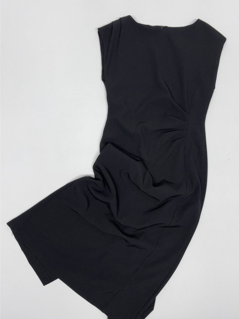 Boat Neck Shirring H-Line Long One Piece