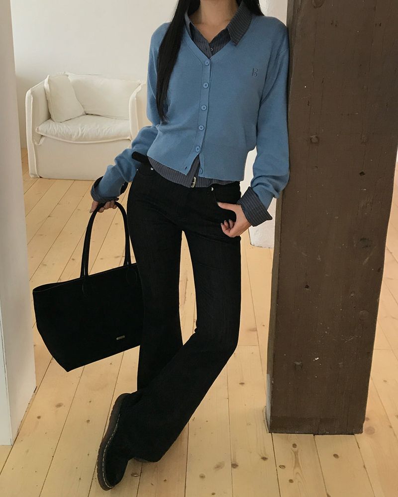 [ORIGINAL] Vale V-Neck Knit Cardigan