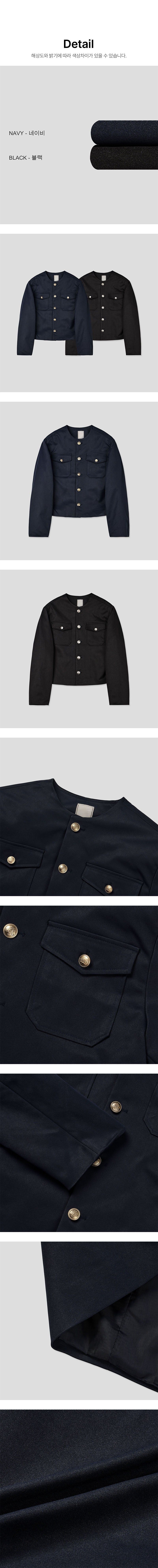 Clean crop tweed jacket(2color)