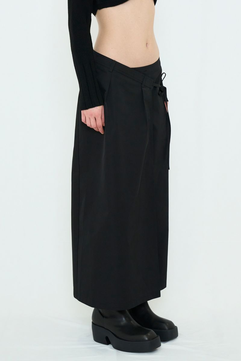 WRAP MAXI SKIRT