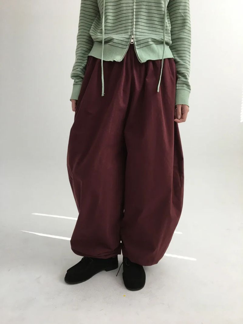 Ponpon Balloon Banding Pants (4color)