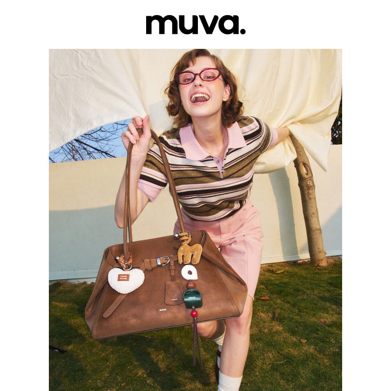 muva.(ムーヴァ)の「muva. Fold‑Ear Tote Bag, Large‑Capacity Fashion Premium‑Feel Women’s Purse for Spring‑Summer Commute, New Arrival Mar 16(Bags)」