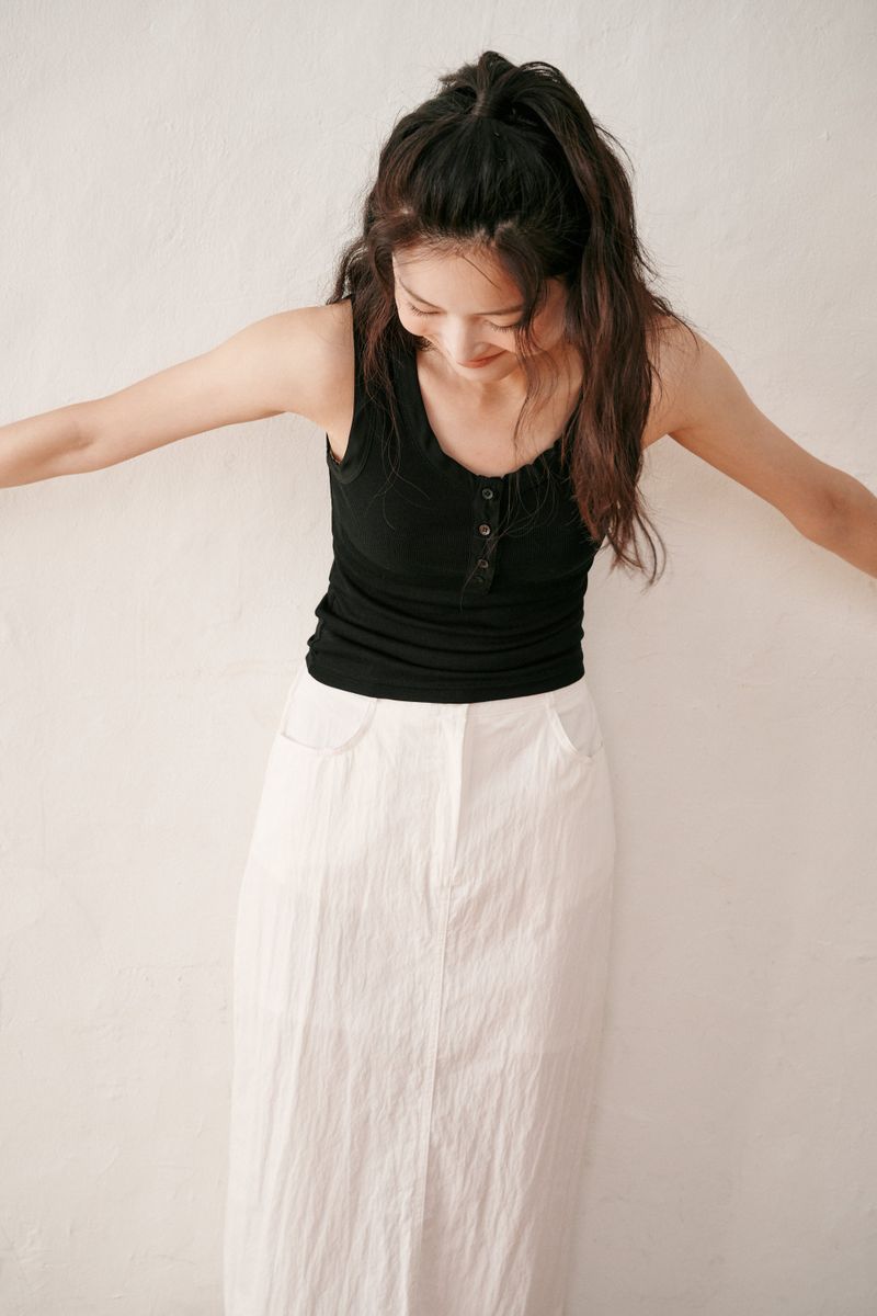 Botton sleeveless (Beige)