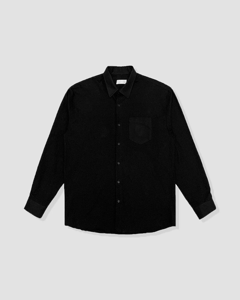 Formal Cotton Washed Oversized Shirt