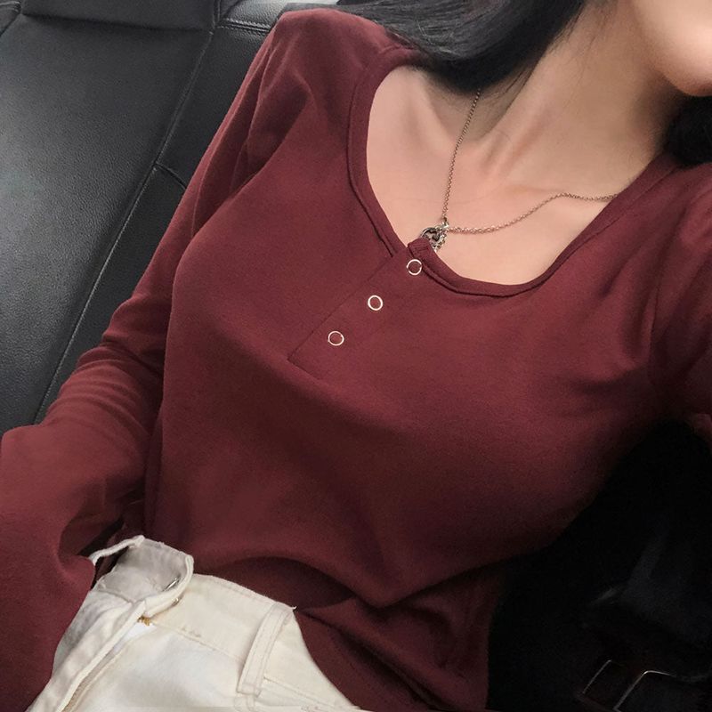 BEIDELLI（ベイデリー）の「[Bellide made] Snap Spandex Loose Fit Long Sleebe T-Shirt（Tops）」