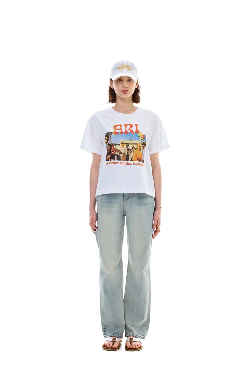NAUGHTY PRINTING T-SHIRT