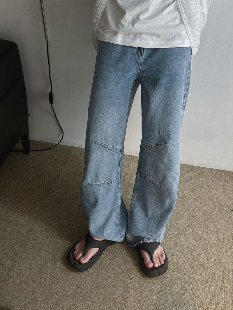 ASCLO（エジュクロ）の「[A-P0121] ダーツバルーンデニムパンツ (7色)（Pants）」