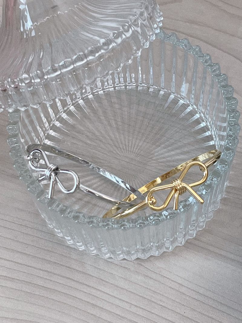 ribbon bangle bracelet