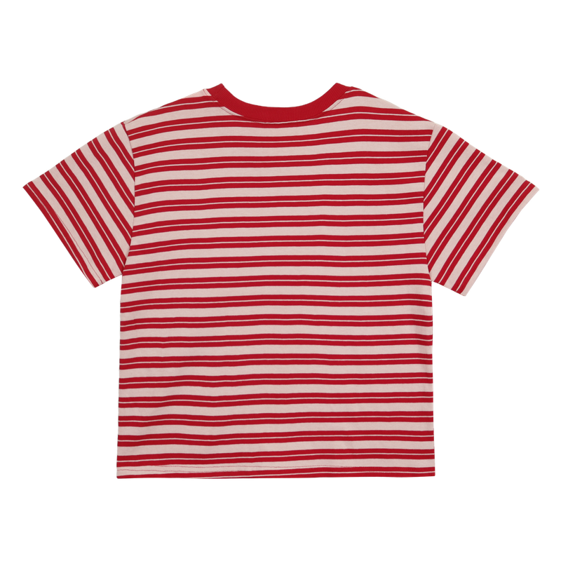 SYMBOL MULTI STRIPE HALF T-SHIRT