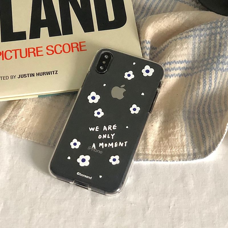 bora and(ボラアンド)の「We are only a moment iphone case(Hats)」