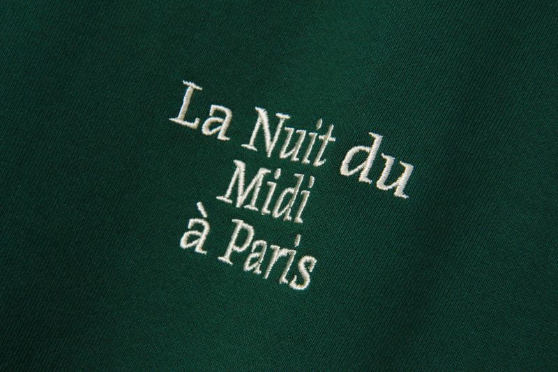 ”La Nuit du Midi à Paris” ステッチ スウェットシャツ