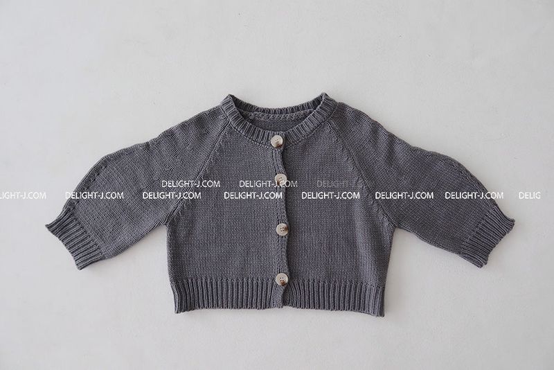 Half-length Balloon Knit Short Cardigan