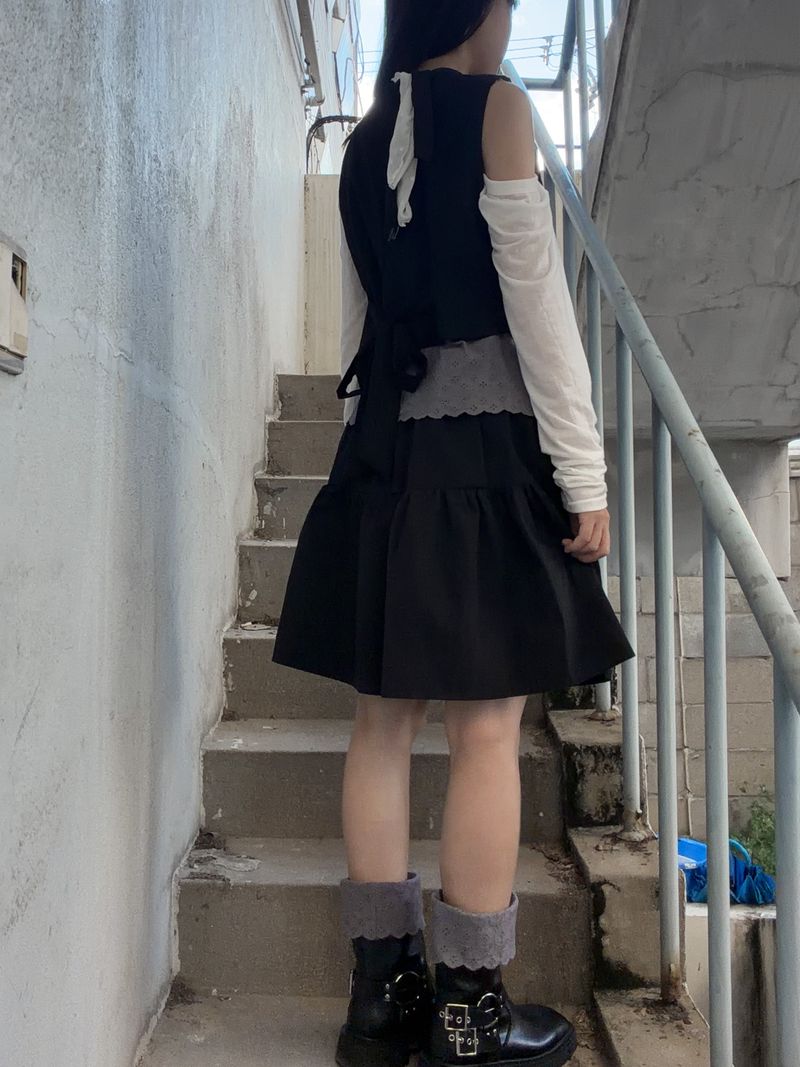 トリム レース カフ(grey)