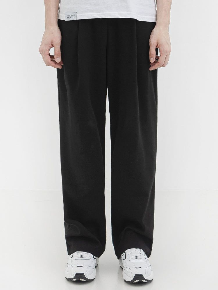 WAAR（ワル）の「P004 BANDING ONE TUCK SWEAT PANTS_BLACK（Pants）」