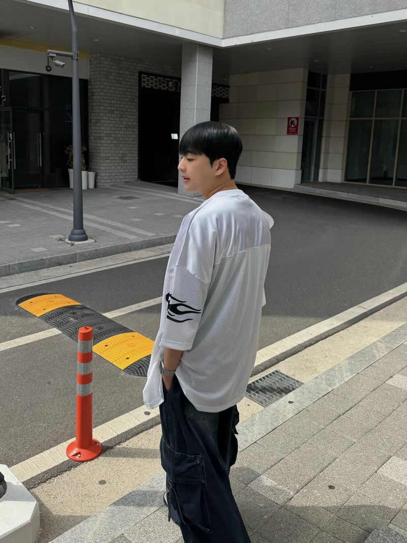 バックルカーゴデニムパンツ