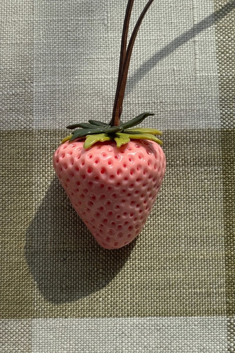 STRAWBERRY KEYRING BAG CHARM / TREEFORFIVE345