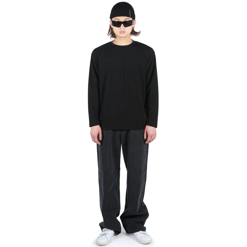 Essential Knit T Shirt Black