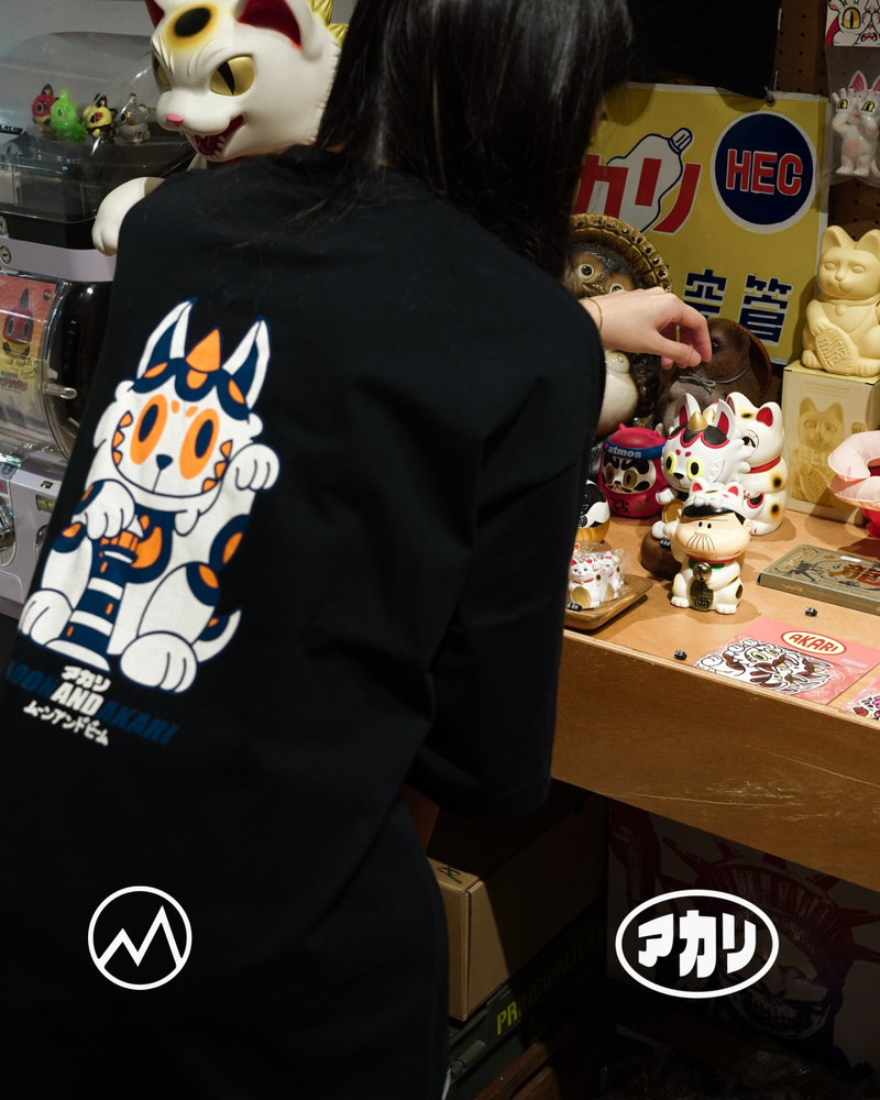 MANEKI-KAIJU BLK TEE (BLK)
