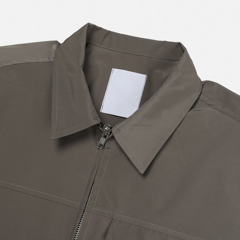 Stream Nylon Short-Sleeve Zip-Up (2 Colors)