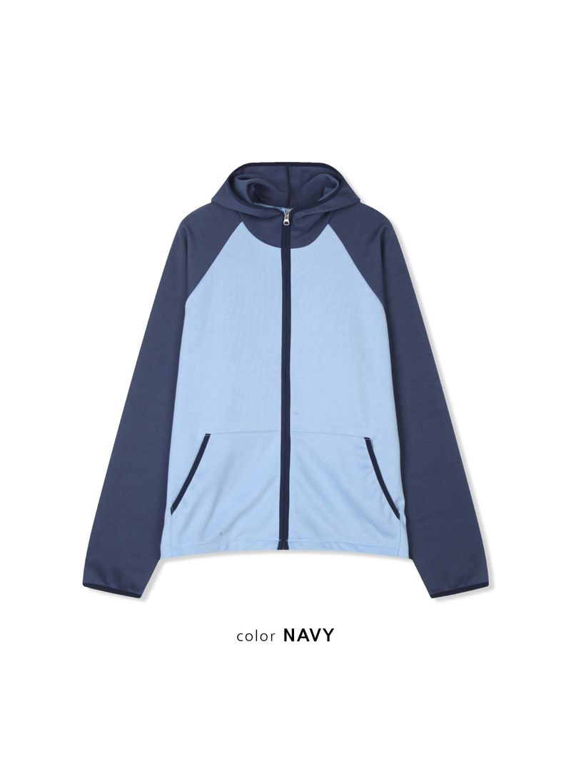 Coke Raglan Hooded Zip Up