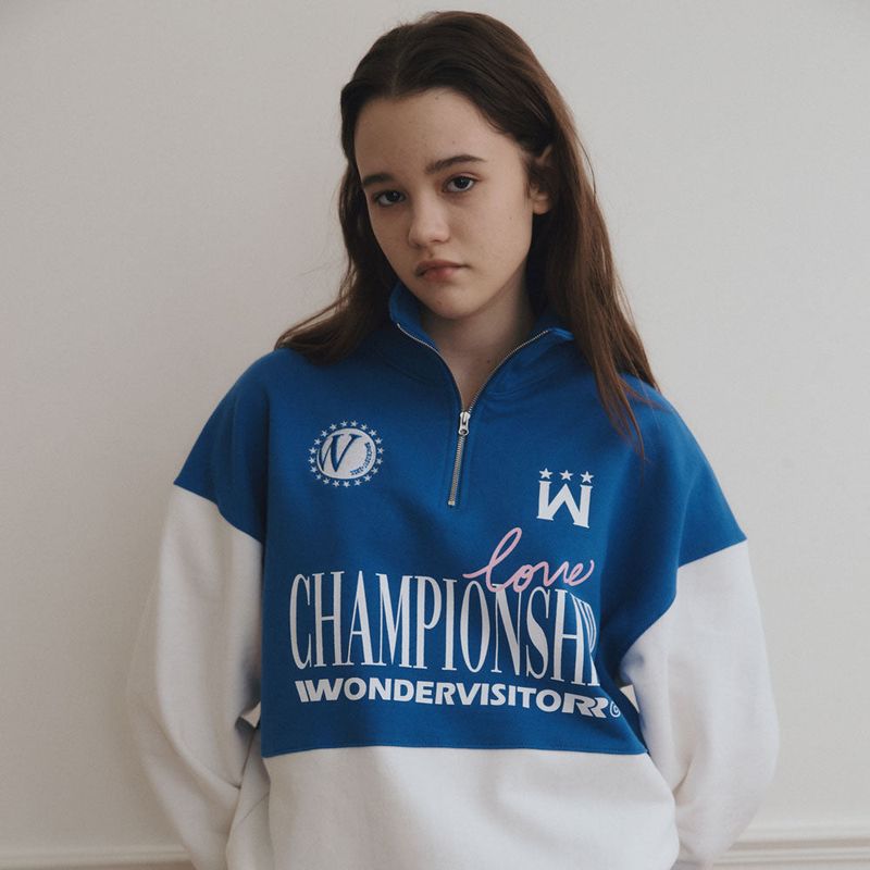 Sporty Half Zip-up [2 Color]