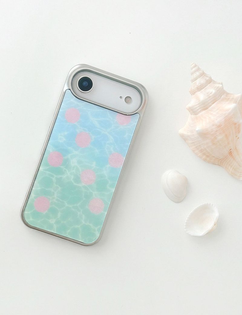 【MADE】Aqua Dot Glass Bumper Case