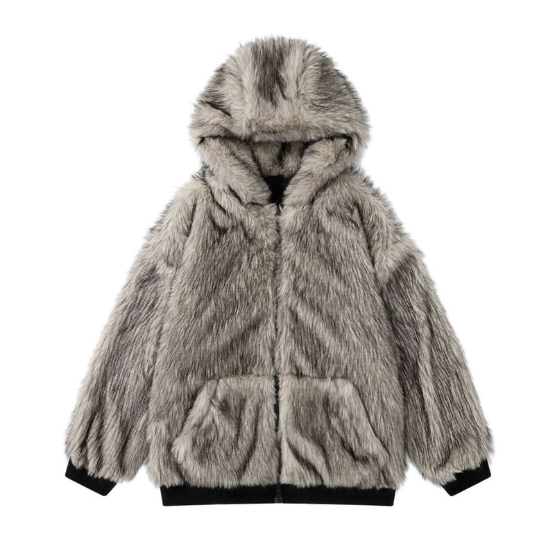 Marlow Reversible Logo Fur Jumper