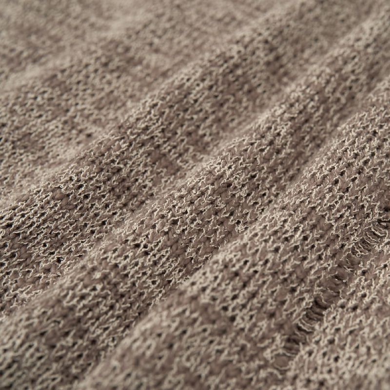 VINTAGE FRINGE KNIT (MOCHA)