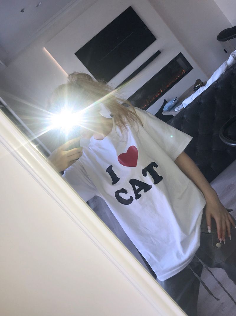 THEAIRTOWN（ザエアータウン）の「i love cat tee （Tops）」