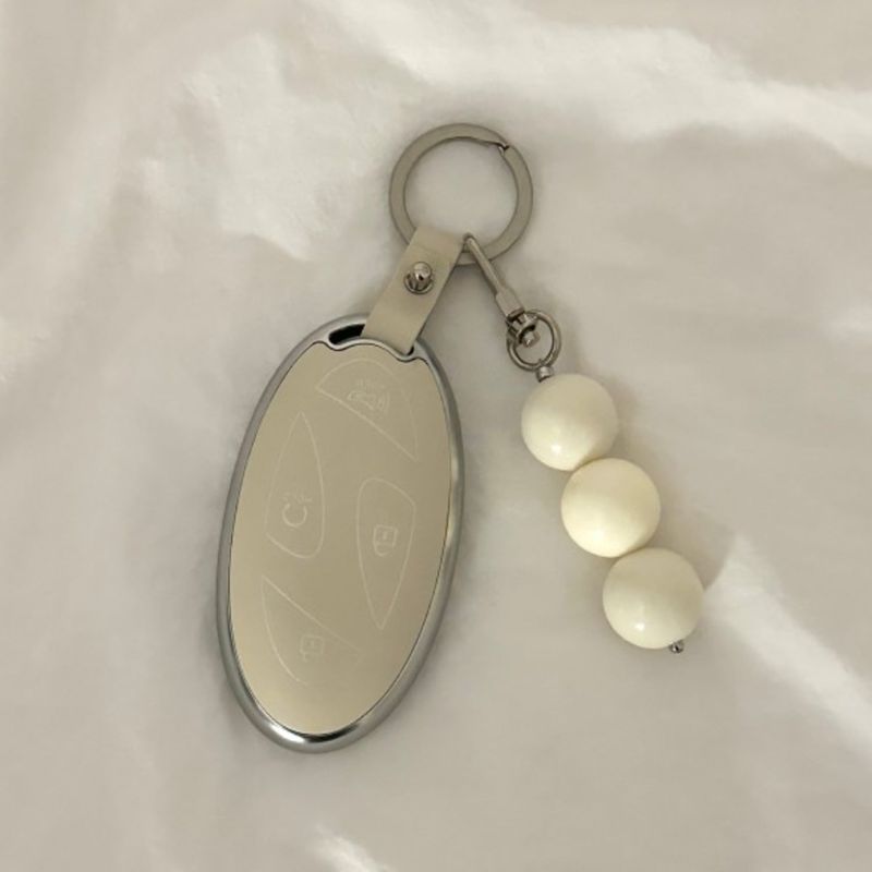 three beads keyring - 8colors