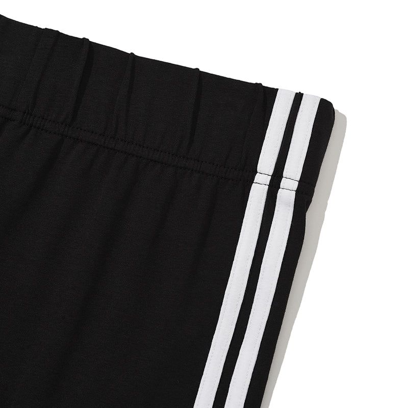LINE POINT SHORT LEGGINGS [BLACK]