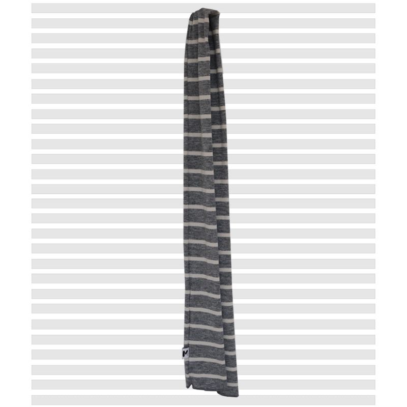 Stripe Muffler Gray