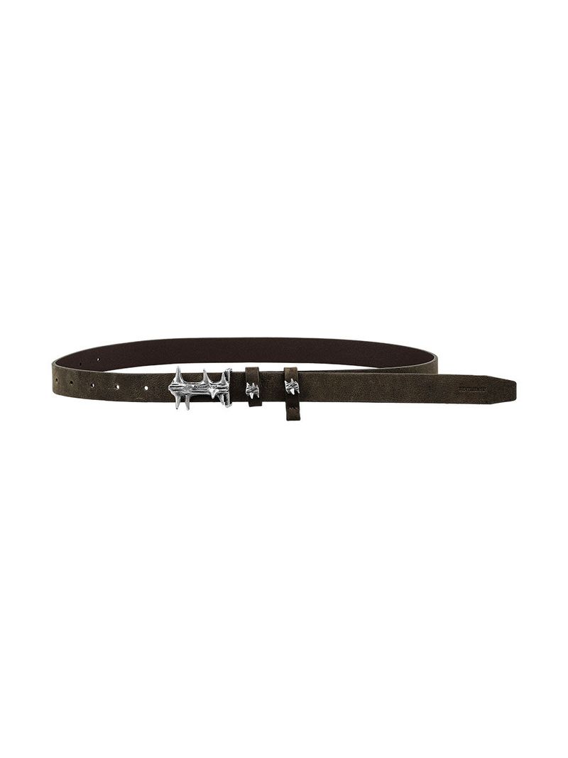 SENTIMENTS（サンティマン）の「NO.623 [KHAKI] SPIKY BUCKLE LEATHER BELT（Fashion Accessories）」