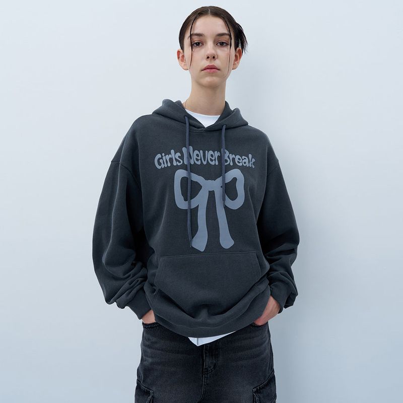 NCOVER(エンカバー)の「NEVER BREAK PIGMENT HOODIE-CHARCOAL(Tops)」