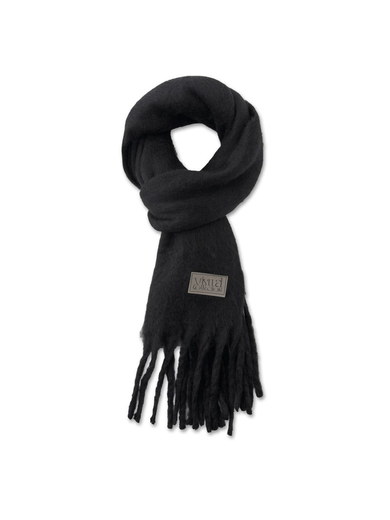 VISUAL COLLECTOR（ビジュアルコレクター）の「visual solid muffler [black]（Fashion Accessories）」