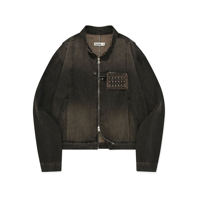 karactor（カラクター）の「Wallet denim jacket / Vintage black（Jackets/Outerwear）」