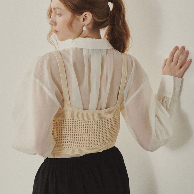 Melrose Sheer Oganza Shirts
