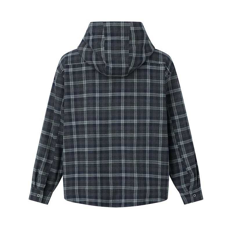 Gavin Hooded Check Shirt