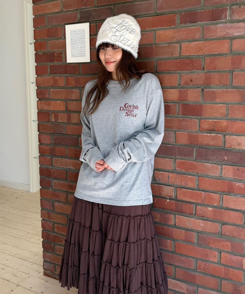 STAR SELLER LOGO LS TEE GREY(CV2GSUT579A)