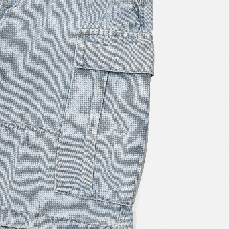 Pace Snap Denim Shorts (2color)