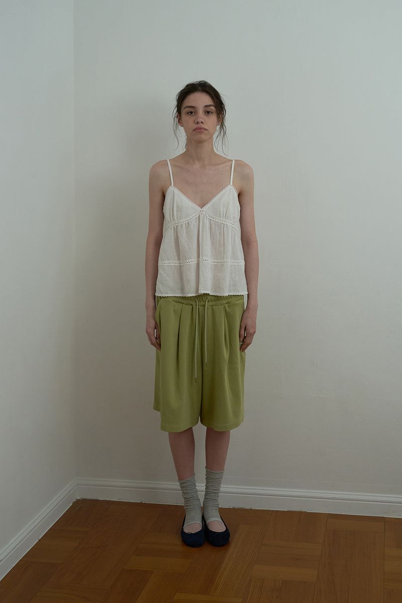 Marine lace sleeveless