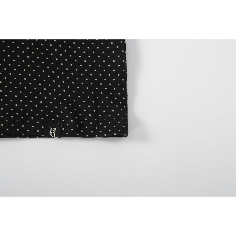 DOT CAMISOLE-BLACK