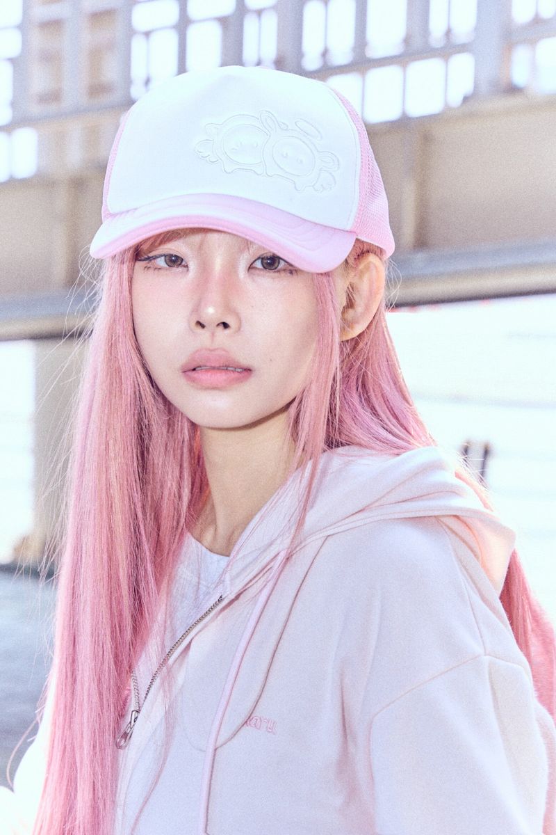 Puffy Angel Cap (pink)
