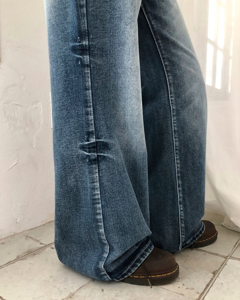 Kawill Washed Wide Denim Pant