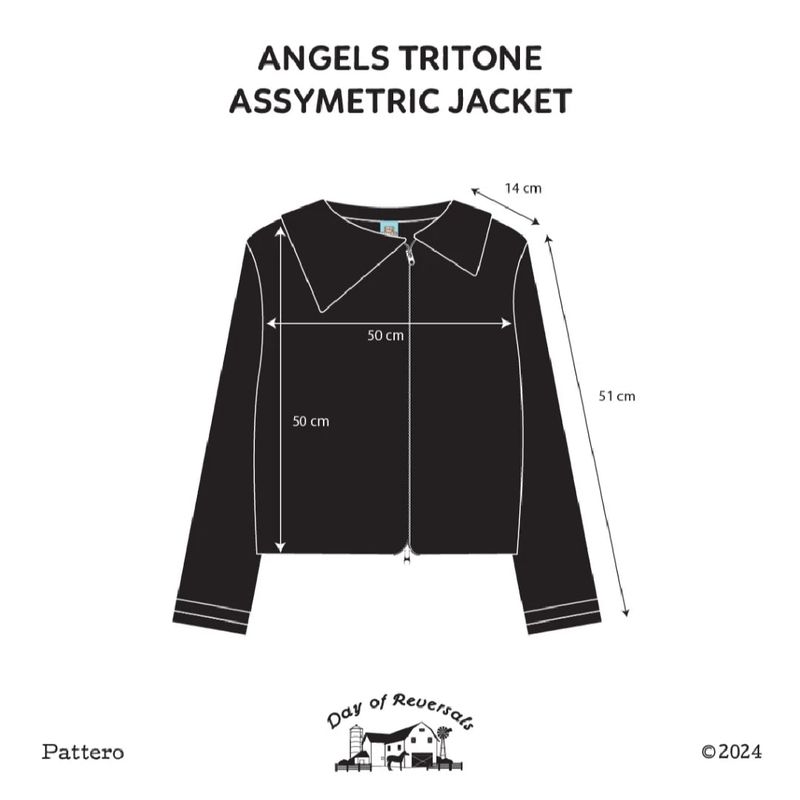 Angel Tritone Assymetric Jacket